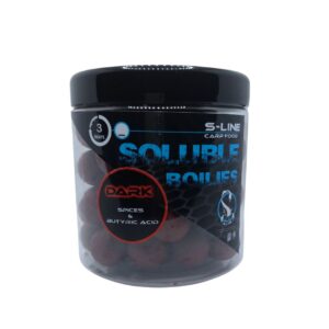 Hook Baits Soluble Boilies DARK 300 ml - S-Line Carp Food